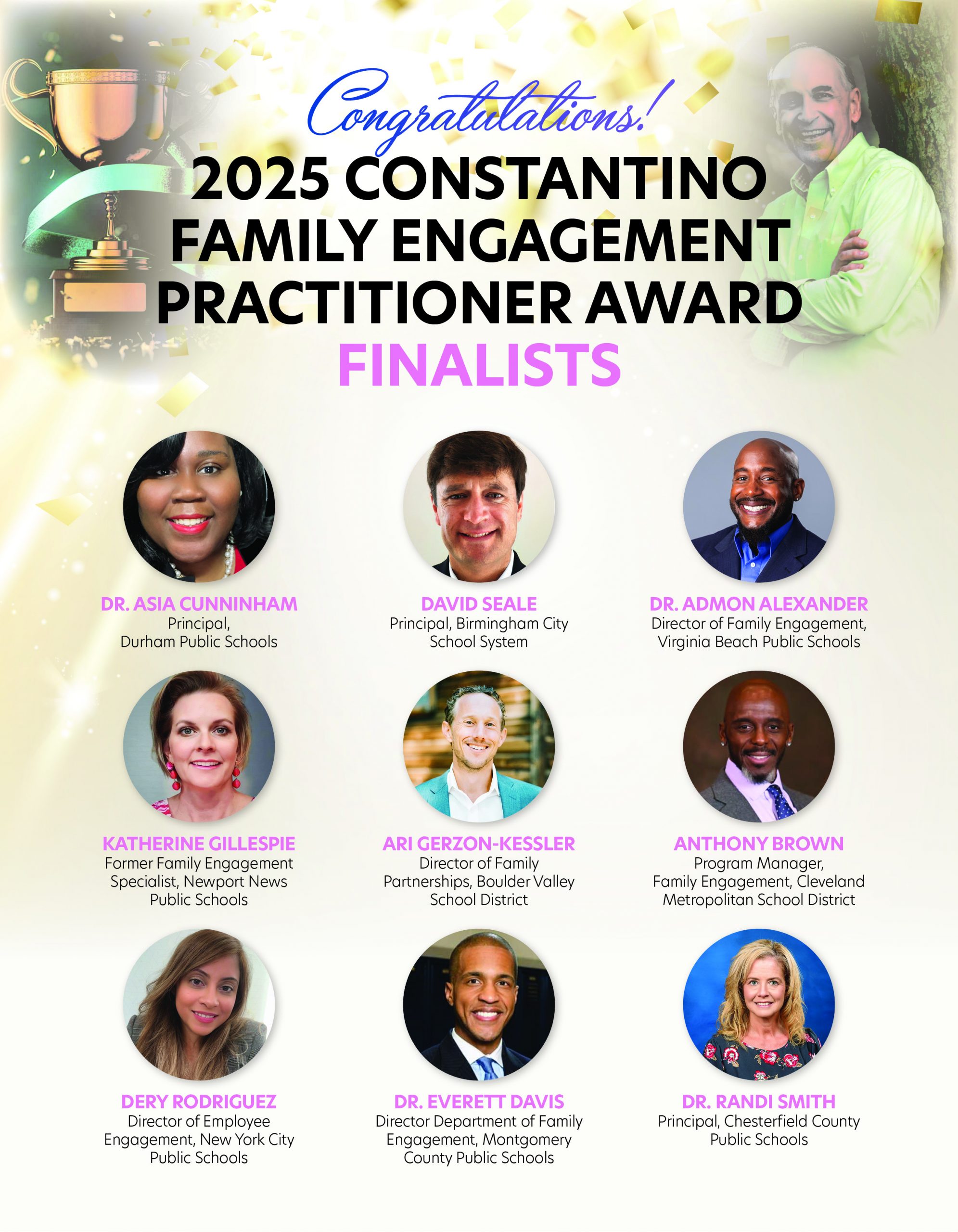Constantino Family Engagement Practitioner Award - Finalists 2026